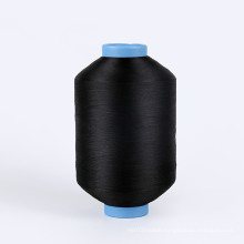 JINJIANG AA grade weft draw textured DTY 75d 72f polyester yarn sewing thread for weaving label